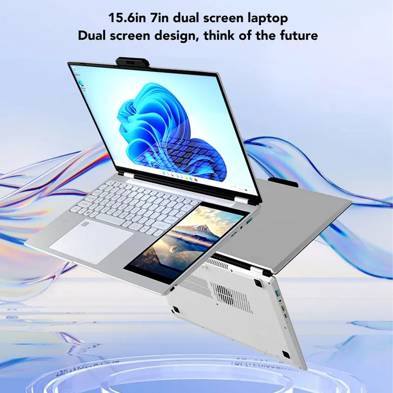Double Screen Touch 15.6″ +7″ IPS Brand New Business Laptop