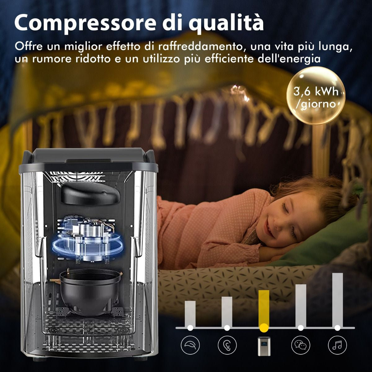 Fabbricatore Di Ghiaccio Con 2 Modi Di Ricarica Dell'Acqua Finitura in Acciaio Inox, Macchina Di Ghiaccio Argento