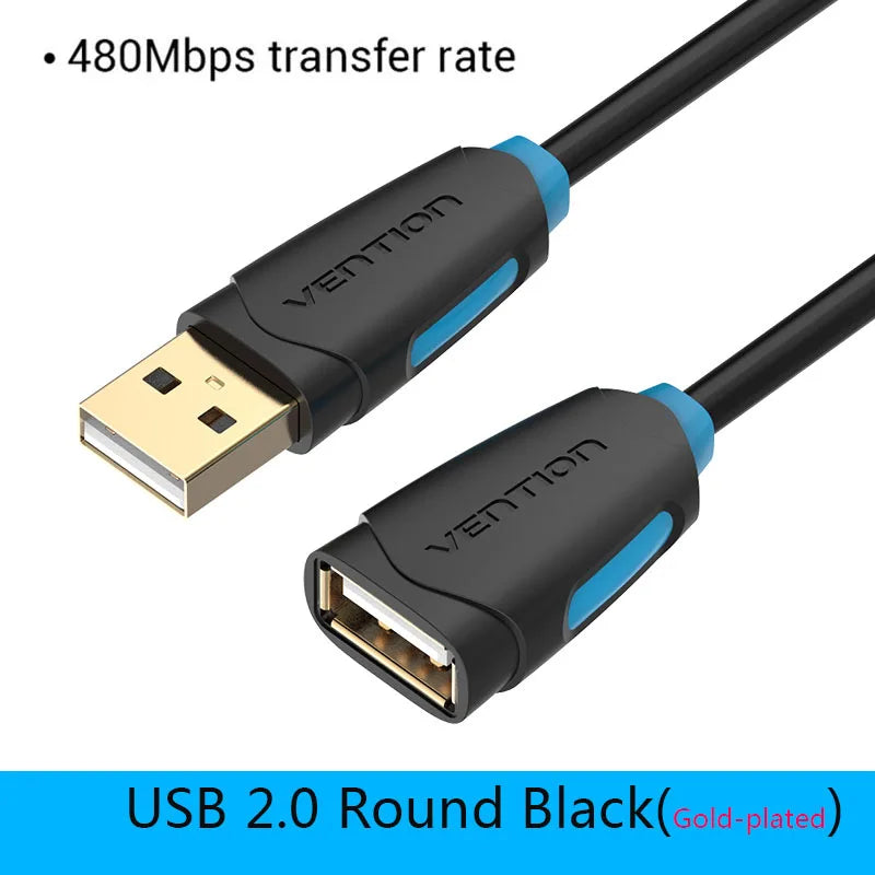 USB 3.0 Extension Cable Male to Female Extender Cable Fast Speed USB 3.0 Cable Extended for Laptop PC USB 2.0 Extension