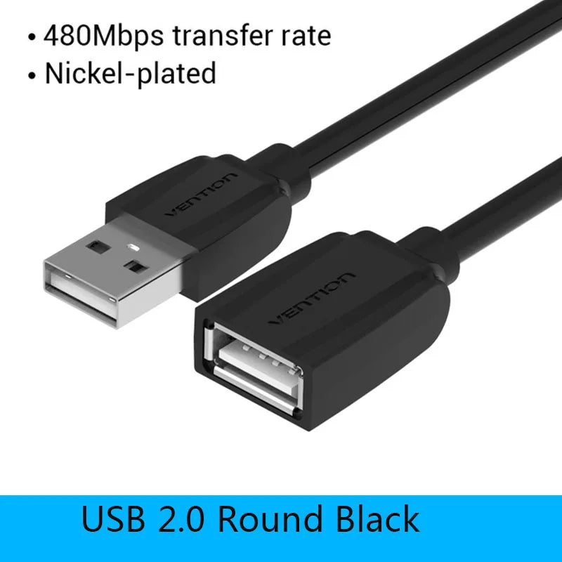 USB 3.0 Extension Cable Male to Female Extender Cable Fast Speed USB 3.0 Cable Extended for Laptop PC USB 2.0 Extension
