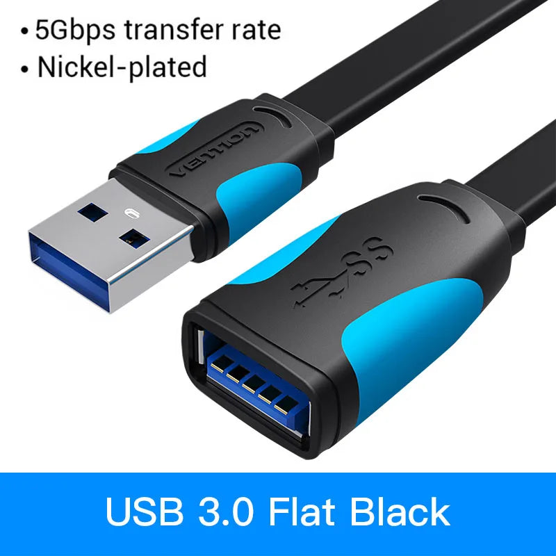USB 3.0 Extension Cable Male to Female Extender Cable Fast Speed USB 3.0 Cable Extended for Laptop PC USB 2.0 Extension