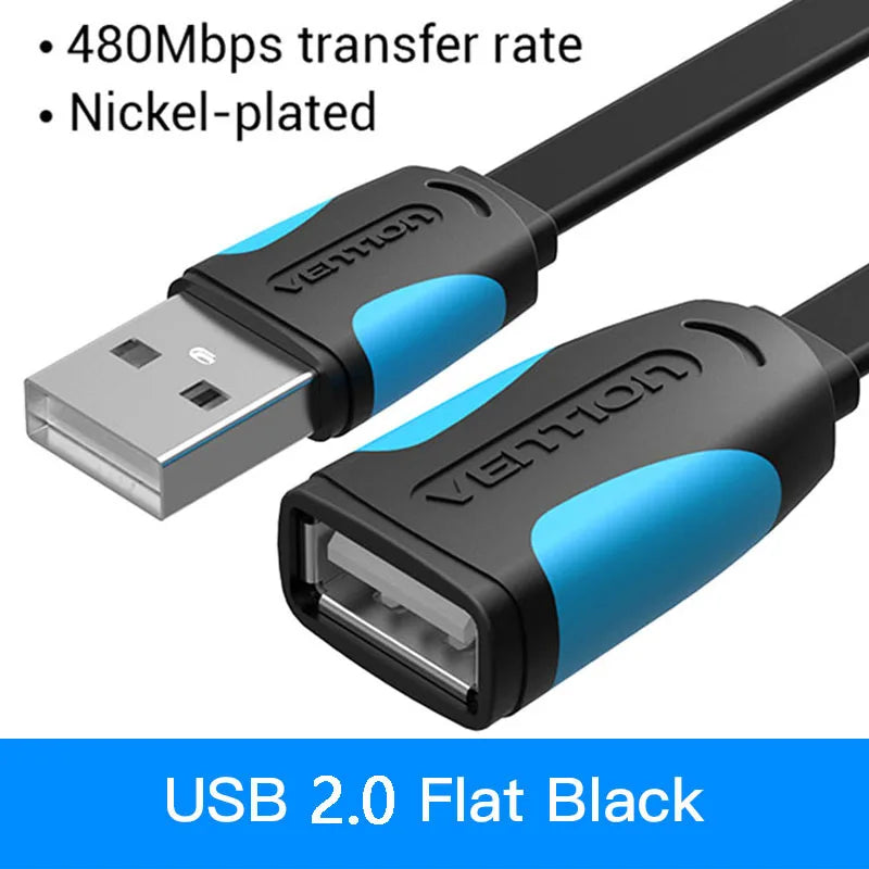USB 3.0 Extension Cable Male to Female Extender Cable Fast Speed USB 3.0 Cable Extended for Laptop PC USB 2.0 Extension