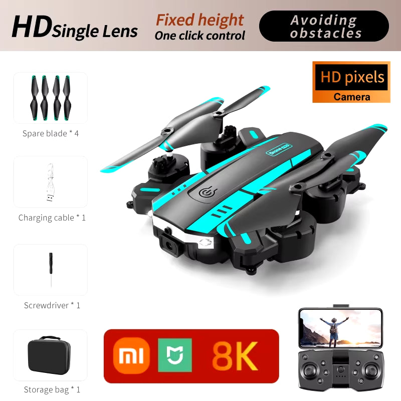 Xiaomi T6 Drone 8K Profesional 4K HD GPS Camera Obstacle Avoidance Aerial Photography Optical Flow Foldable Quadcopter Gift 1KM