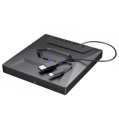 External CD DVD Drive USB 3.0 Writer Burner Player for PC Laptop Windows 11 10
