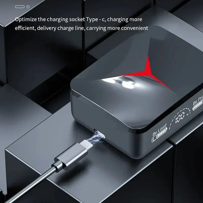 M90 TWS Bluetooth 5.3 Earphones Wireless Headphones Touch Control Gaming Headsets HIFI Stereo Sound Reduction with Mic