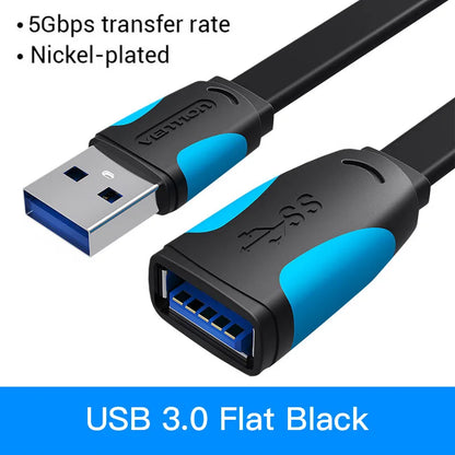 USB 3.0 Extension Cable Male to Female Extender Cable Fast Speed USB 3.0 Cable Extended for Laptop PC USB 2.0 Extension
